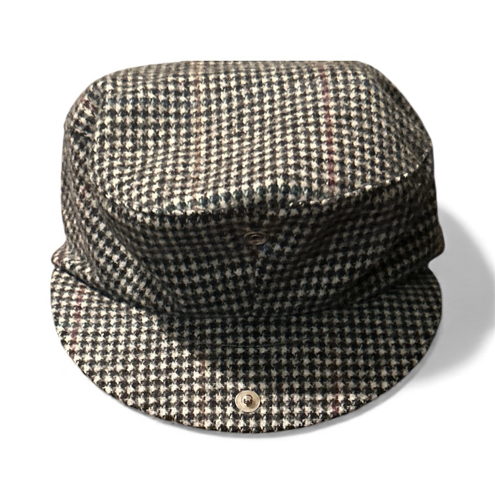 Vintage Dobbs Fifth Avenue New York Brown Tweed Size S Newsboy Cabbie Hat
